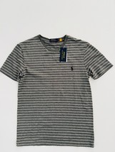 Polo Ralph Lauren Custom Slim Fit Striped Tee Grey White ( S )  - £61.10 GBP