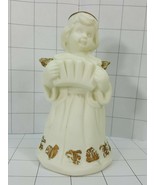 Angel Playing an Accordion Figure Collector Bell   porcelain/ceramic #122 - £3.99 GBP