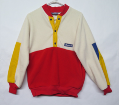 Vtg Timberland Atlantis Collection T Snap Fleece Color Block Pullover Sz XS Rare - £188.49 GBP