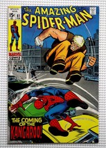 HIGH GRADE 1970 Amazing Spider-Man 81 Marvel Comics 2/70:1st Kangaroo, 15¢ cover - £104.21 GBP