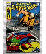 HIGH GRADE 1970 Amazing Spider-Man 81 Marvel Comics 2/70:1st Kangaroo, 1... - £104.45 GBP