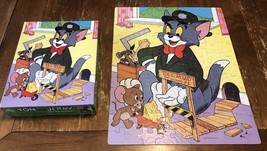 VINTAGE 1983 TOM and JERRY JIGSAW PUZZLE 60 Pieces 1980&#39;s - £12.85 GBP