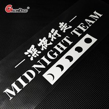 LuLu #293  Stickers for Rear Windows JDM Midnight Team Japanese Style Waterproof - £70.58 GBP