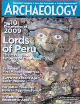 Archaeology Magazine Jan/Feb 2010: Lords of Peru, 1st Minoan Shipwreck - £3.88 GBP