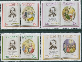 St Vincent 1987 SG1116-1123 Christmas set MNH - £1.23 GBP