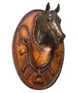 Coat Hook Plaque Horse Noble Equestrian Cast Resin Hand Painted OK Casting - £856.34 GBP