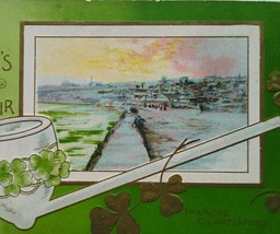 St. Patrick&#39;s Day Postcard Series 1001 Embossed Tramore Co. Waterford Ireland - $15.75