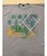 VTG Phat Farm Men’s Shirt 2XL Blue Argyle 92 Baby Blue Hip Hop Comfortab... - $40.96 CAD