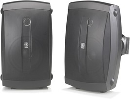Yamaha Ns-Aw150Bl Wired 2-Way Indoor/Outdoor Speakers, Pair, Black. - £107.61 GBP