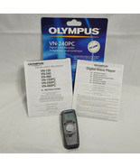 Olympus VN-240 (32 MB, 4 Hours) Handheld Digital Voice Recorder Manual - $17.95