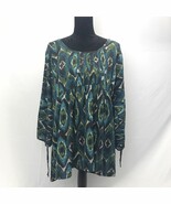 Cato Womens Size 18/20W  Top Shirt Blouse Blue/Green Dress Shirt - €10,50 EUR
