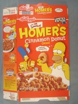 2001 Mt Cereal Box Kellogg's The Simpsons Homer's Cinnamon Donut [Y155B4j] - £13.58 GBP
