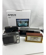 Lot of 6 Vintage Electronics for Parts or Repair, Radios, Clocks. Etc - $25.00