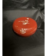 Vintage Urushi Rice Bowls Made Of Red Lacquered Wood Japan - £16.79 GBP