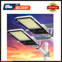 1500W Solar Street Lights Outdoor Waterproof, 7000K High Brightness Outd... - £283.64 GBP