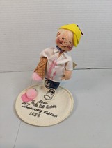 Logu Annalee Doll Society 10th Anniversary Edition 1993 Boy Dropping Ice Cream - £10.96 GBP