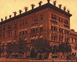 Sepia View Oil Exchange Building Bakersfield California CA 1910s Postcard  - £10.16 GBP