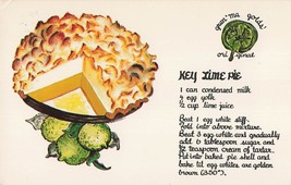 Gran&#39;ma Golds Original Key Lime Pie Recipe Postcard Unposted - £5.86 GBP
