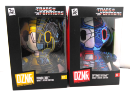 Transformers DZNR Set Optimus Prime &amp; Bumblebee Plush - What’s Inside Edition - £20.14 GBP
