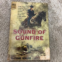 Sound of Gunfire by Frank Bonham Pulp Action Western Dell Books Paperback 1959 - £9.70 GBP