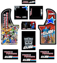 ARCADE1UP, ARCADE 1UP Gi Joe &amp; Transformers Arcade graphics art-Digital Download - £21.35 GBP