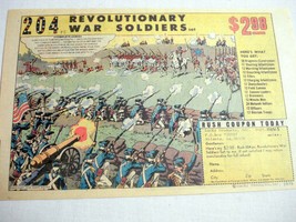 1981 Color Ad 204 Revolutionary War Soldiers Lucky Products - £6.36 GBP
