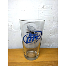 Miller Lite Eagles Football Beer Glass Conical Pint - 16 oz - Fast Ship! - $8.86