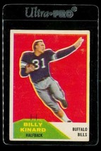 Vintage Football Card 1960 Fleer Billy Kinard #51 Buffalo Bills Halfback - $4.94