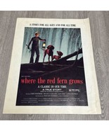 Where The Red Fern Grows Press Book Kit Movie Poster 1974 Original - $1,218.04 MXN