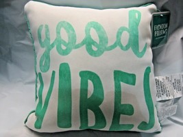 Good VIBES on Treal 12&quot; by 12&quot; Pillow by Jay Franco &amp; Sons, Inc. - £11.14 GBP