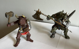 Papo Fantasy World Bull Rino MUTANT Action Figure Medieval Mythical Warrior lot - £22.11 GBP