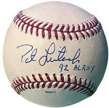 Pat Listach signed Official Rawlings Major League Baseball 92 AL ROY- COA (Milwa - £35.84 GBP