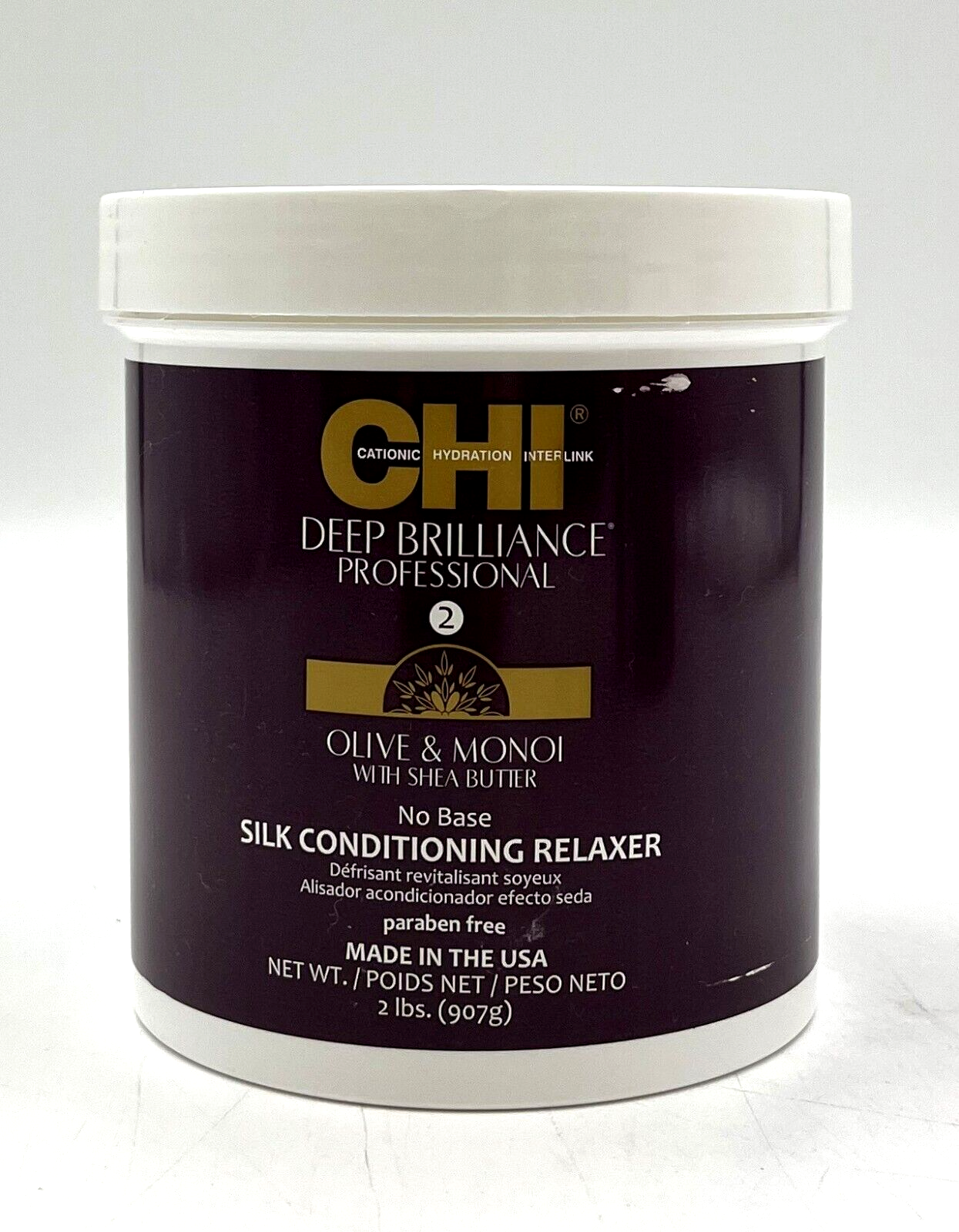 Primary image for CHI Olive & Monoi/Shea Butter Silk Conditioning Relaxer 32oz-Cover damaged