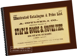 A Coulter Co (1878) Staple Goods + Novelties Samples Catalog * Early mail order - £52.52 GBP