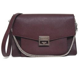 New Givenchy Gv3 Aubergine Medium Goat Leather Shoulder Bag - £1,403.41 GBP