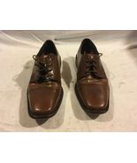 Mens Bostonian Authentic Brown Leather Lace Up 9D Formal Dress CAP TOE S... - €16,44 EUR