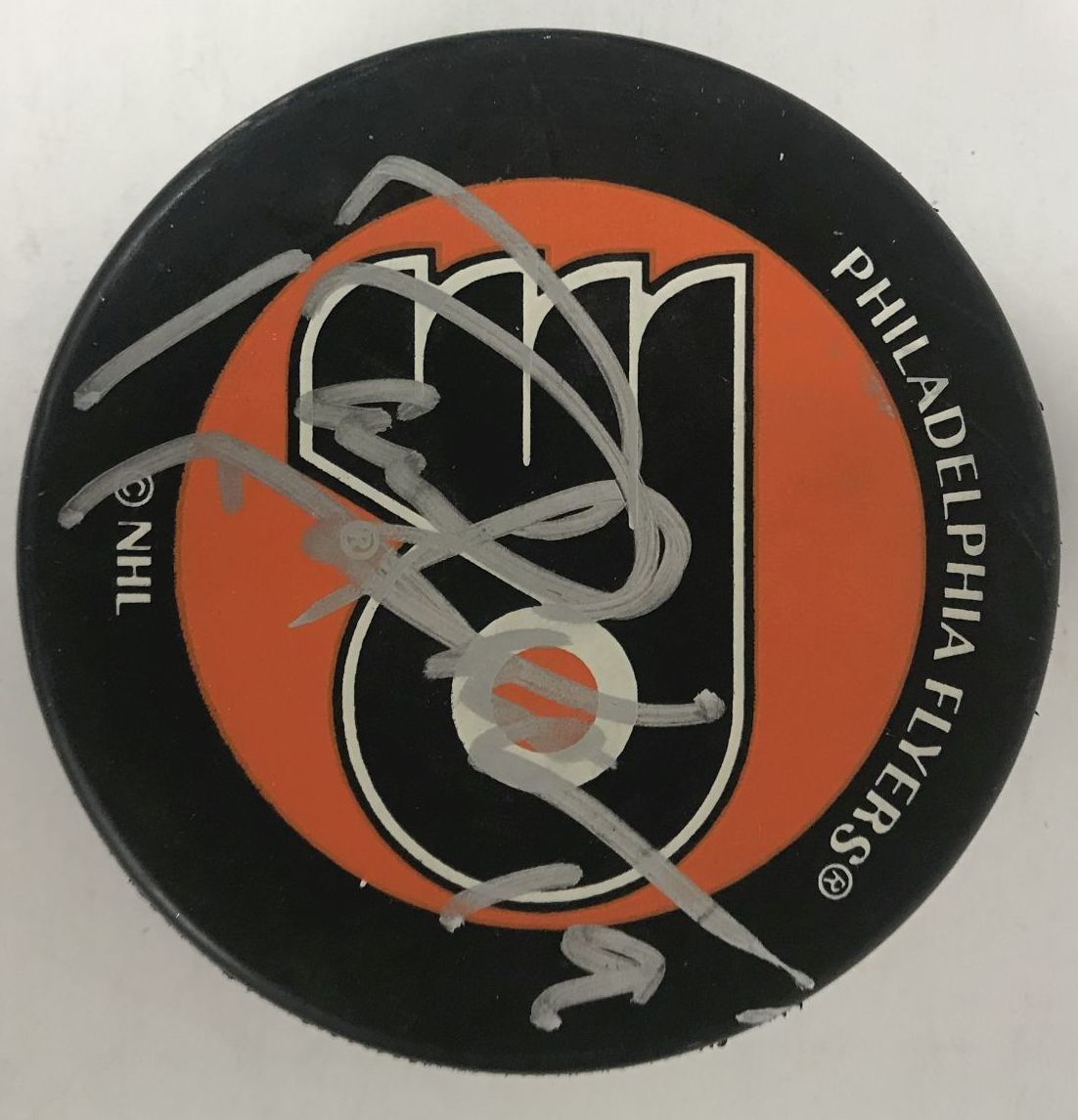 Primary image for Paul Ranheim Signed Autographed Philadelphia Flyers Puck #4 - COA Card