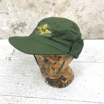 New Vintage 1960s Swedish air force M59 hat cap Sweden army military ear... - $13.00