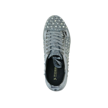 Mens Fancy Shoes By FIESSO AURELIO GARCIA, Spikes Rhine stones 2413 Silver image 9