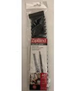 (1) GBC ZipBind Easy Edit Spines Black 5/16&quot; 10 pack #15032 - $7.80