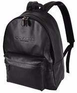 NWT Coach Mens BLACK Charles Leather Backpack Bag F54786 - $445.50