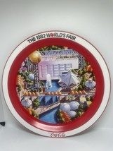 1982 Worlds Fair Collectibles Knoxville TN Tin Metal Coca-Cola Tray - $11.73