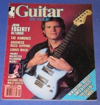 John Fogerty Guitar Player Magazine Vintage 1985 The Ramones Yngwie Malmstein - £15.94 GBP