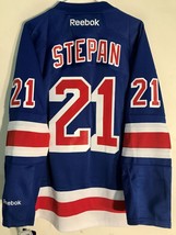 Reebok Premier NHL Jersey New York Rangers Derek Stepan Blue sz L - £38.83 GBP