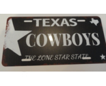 NWT TEXAS DALLAS COWBOYS TIN SIGN FULL SIZE THE LONE STAR STATE MANCAVE ... - $29.69