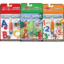 Melissa &amp; Doug On The Go Water Wow Bundle Animals, Alphabet and Numbers Paint CP - £17.21 GBP
