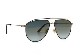 New Jimmy Choo LEX/S 2M2 Black Gold Grey Authentic Sunglasses - £161.80 GBP
