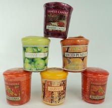Yankee Candle 1.75 oz Fall Autumn Votive Sampler - Lot of 6 (A) - £11.53 GBP
