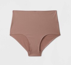 Auden Women&#39;s Mauve Bonded Edge No Show Silky Brief Tagless Panty XL / 1... - £3.91 GBP