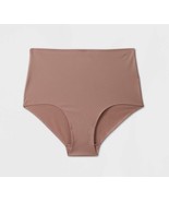 Auden Women&#39;s Mauve Bonded Edge No Show Silky Brief Tagless Panty XL / 1... - $6.83 CAD